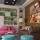 인테리어 팝아트 이미지