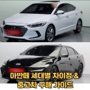 아반떼 세대별 차이점 &amp; 중고차 구매 가이드