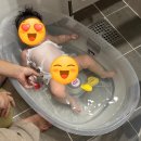 온다베이비 플러스 아기욕조 클리어 4개월 아기 사용 후기, 내돈내산