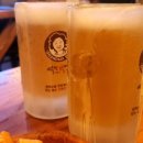 역전할머니맥주 서부정류장점 : 고르곤졸라피자와 살얼음생맥주