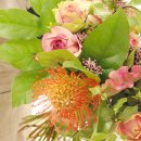 프렌치 스타일 유러피안 꽃다발 이미지