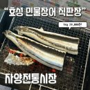 자양 전통시장 장어집_실한 장어 "효성 민물장어 직판장" 1kg 29,000원 (초벌, 생장어 선택 가능)