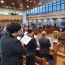 하나님은 복음의 DNA를 물려받은 연세인을 사도로 부르심 : 제190회 연세조찬기도회 은퇴교수회 주관으로 개최 이미지