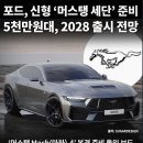 출시 예정이라는 포드 머스탱 4도어 세단 이미지