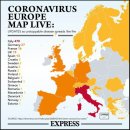 코로나 바이러스 유럽 확진자 현황 이미지