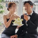삼성역 레터링 케이크 멜로드도산 웨딩촬영 소품 케이크 추천 후기