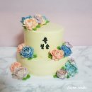 라온 플라워 케이크 이미지