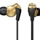 소니 이어폰 Sony MDRXB60EX/GLD Extra Bass In Ear 13.5mm Driver Headphone, Gold 이미지