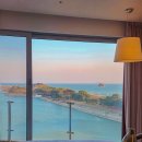 충무공동 cu 앞 횡단보도 | 네스트호텔 인천호캉스 | 공항셔틀·사우나·온수풀·시사이드뷰 리얼후기