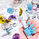 네일블루밍 - 부평구 | 여름 쿨톤 네일 추천! 웨이크메이크 네일건 107 블루밍 아쿠아 발색 후기