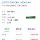 오늘자 DDR4 8GB 19200 램 가격.jpg 이미지