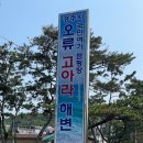 해변에 | 아기랑 대구 근처 바다인 경주 오류고아라 해변에 다녀온 후기