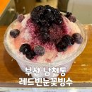 남천동 빙수 레드빈눈꽃빙수 / 서희원 꼬지 닷컴