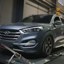 현대 투싼 TL 2.0디젤 eVGT 4WD 위드 엔지니어링 출력. 파워 업그레이드 다이노젯 섀시 다이나모 휠 마력 198마력 토크는 46kg.m으로 튜닝 하였습니다 이미지