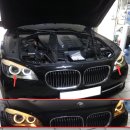 BMW 740Li 2011년 F01 F02 엔젤아이 링마커 LED 화이트 교체 수입차 부품 용품 oem 중고 제논 헤드 라이트 메딕 오토 파츠 730 735 745 750 760 사이드 미러 이미지