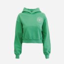 2319 | 스포티앤리치 여성 크레스트 크롭 후드티 HCAW2319VE 일상의 품격을 높이다