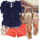 American Eagle Outfitters shorts & Coach bags 이미지