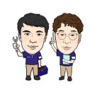 경북 청도 덕산방직 레트로 카페 블랙 컬러 에어커튼 설치 후기