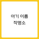 신생아 작명 고민될 때 아기이름 작명소 선택 기준과 후기 비교