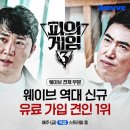 웨이브 예능 드라마 포함 역대 일일 신규 유료 가입 견인 1위 프로그램 이미지