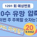 🟧 1201회유망압축로또예상번호. 20수 기반 20조합 생성 (균형형 + 끝수분산형 + 강축조합 혼합) 이미지