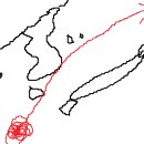 [도탁스태풍연구소] 11호태풍 힌남노 시간별 위치 이미지
