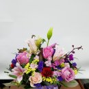 입사축하 꽃바구니 - 경산꽃집 경산꽃배달 사동그린꽃 이미지
