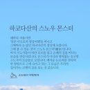 하코다산의 스노우 몬스터 이미지