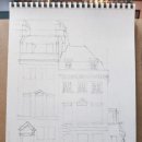 연필로 그리는 어반스케치 이미지