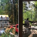 숲속오두막 이미지