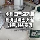 그릭요거트 메이커 만들기 쉬운 베어그릭스 자이언트 후기