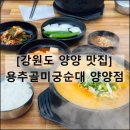 용추골미궁순대 | 용추골미궁순대 양양점 | 강원도 양양 맛집 순대국 내돈내산