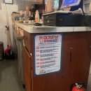 [청년다방] 불향차돌 떡볶이 에이드 세트: 청포도에이드, 버터갈릭 감자튀김, 고구마튀김, 오징어튀김