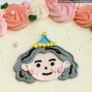 봄꽃달케이크 이미지