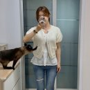 프리티영띵 레이스 반팔티, 핸드 짜임 반팔 가디건, 호복 부츠컷 청바지 내돈내산 후기