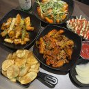 소소떡볶이 부천심곡점 | 부천 맛집 화락바베큐치킨 직화 버터 마라 반반 후기