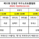 2018 제12회 단양군야구소프트볼협회장배 리그 경기 이미지