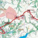 태행산(295)깃대봉(265△남양304)삼봉산(271)지내산(234)삼봉(214)깃대봉(224m△남양422)왕림봉(176m)/경기화성 이미지