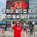 광화문 월드컵 응원 후기 및 꿀팁