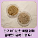 성남 분당구 수제 이유식 및 아기 반찬 배달 가게 추천 / 올바른이유식 판교점 내돈내산 후기