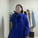 셀리앤리옹 부클 하프코트 블루 후기 / 하프코트 코디