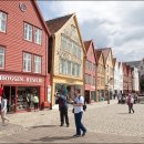 노르웨이 베르겐의 옛 항구 브뤼겐, 그리고 어시장 나들이 이미지