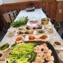 총각펜션 | 💚 [한재 총각미나리&amp;펜션] 청도 한재 미나리 &amp; 삼겹살 조합이 환상! 찐 청도고기집!