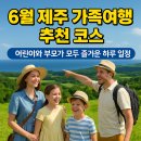6월 제주 가족여행 추천 코스 – 어린이와 부모가 모두 즐거운 하루 일정
