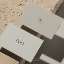 [디바웃디자인] EGO 여성 의류 브랜드로고 제작 후기