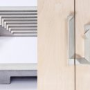 까를로 스카르파의 건축에서 영감을 받은 콘크리트 가구 하드웨어 이미지
