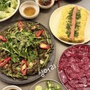 방이동 싱어리 안주 맛집 요리주점 회식 추천 | 뭉티기 후기