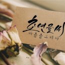 정담캘리그라피 이미지