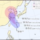 12호 태풍 나크리 예상 진로 이미지