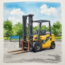 한국폴리텍 VII 대학 진주캠퍼스 | 지게차 실기, 학원비 안 쓰고 1트 합격 후기